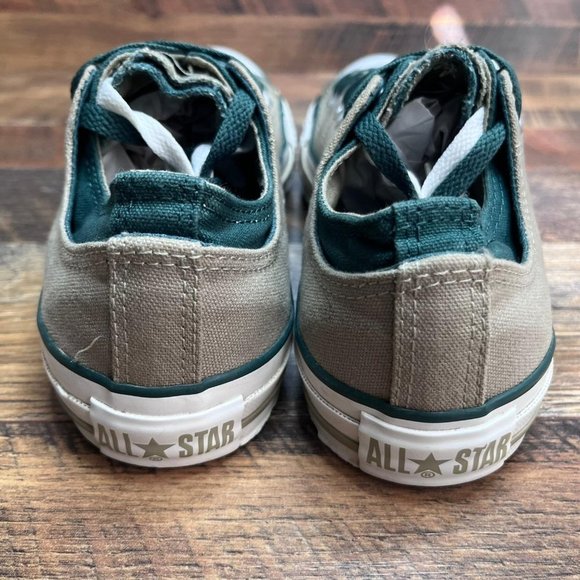 - Converse Women's All Star Double Layer Brown Green Canvas Sneaker Size 9 - Picture 3 of 8
